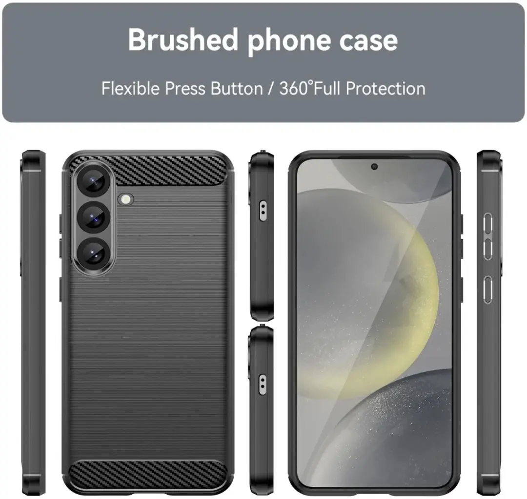 Selected TPU Hoesje Samsung Galaxy S25 Plus - Zwart
