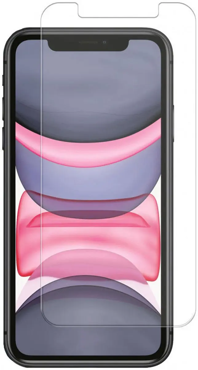 Selected iPhone 11 Hoesje Transparant + Red - Schokbestendig