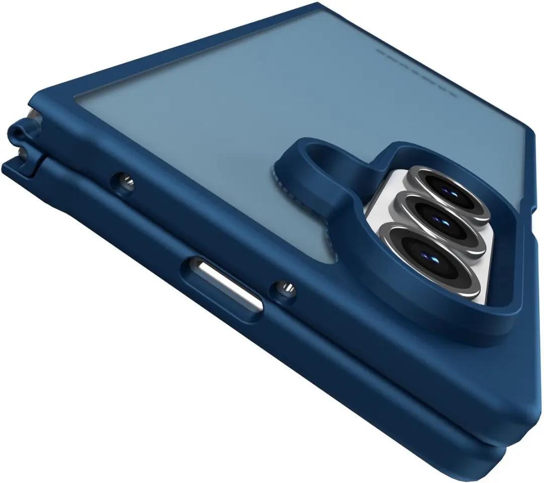 Selected Hoesje Samsung Galaxy Z Fold 7 - Blauw Matte Back Cover