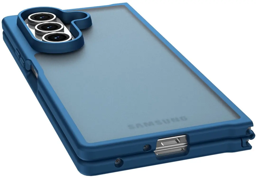 Selected Hoesje Samsung Galaxy Z Fold 7 - Blauw Matte Back Cover - afbeelding 6 van 6