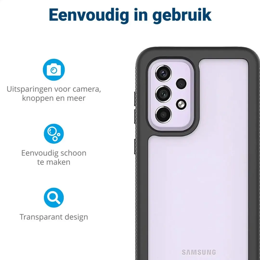 Selected Hoesje Samsung Galaxy A33 - Blauw