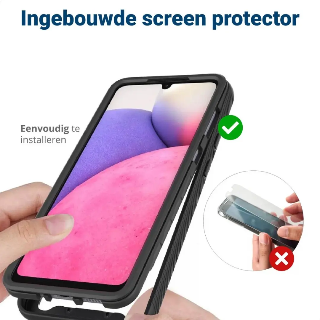 Selected Hoesje Samsung Galaxy A33 - Blauw