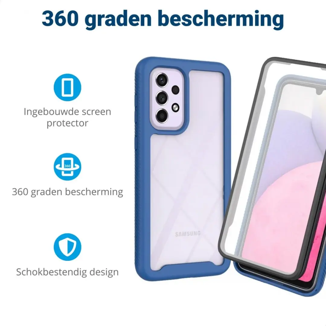 Selected Hoesje Samsung Galaxy A33 - Blauw - afbeelding 6 van 6