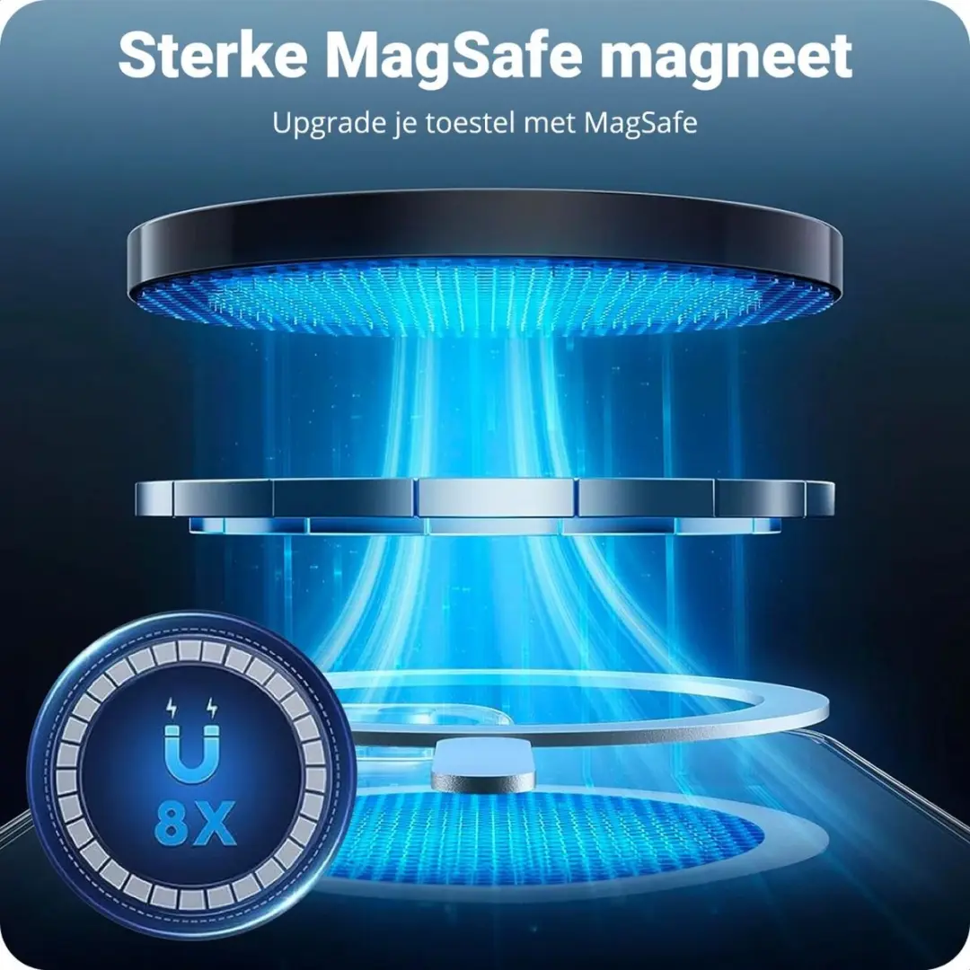 Selected by GSMpunt Apple iPhone 14 Hoesje Transparant - MagSafe