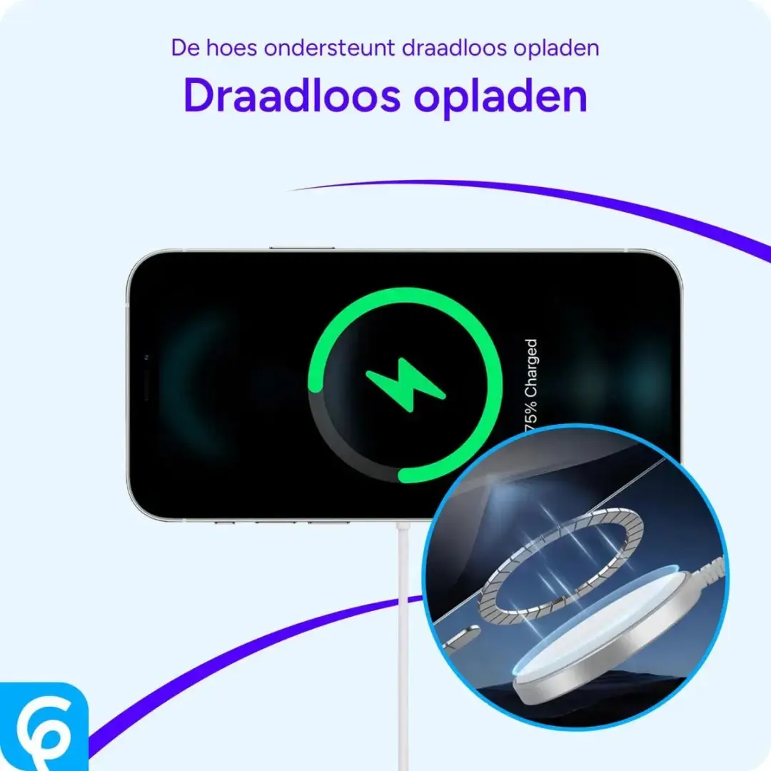 Selected by GSMpunt Apple iPhone 14 Hoesje Transparant - MagSafe