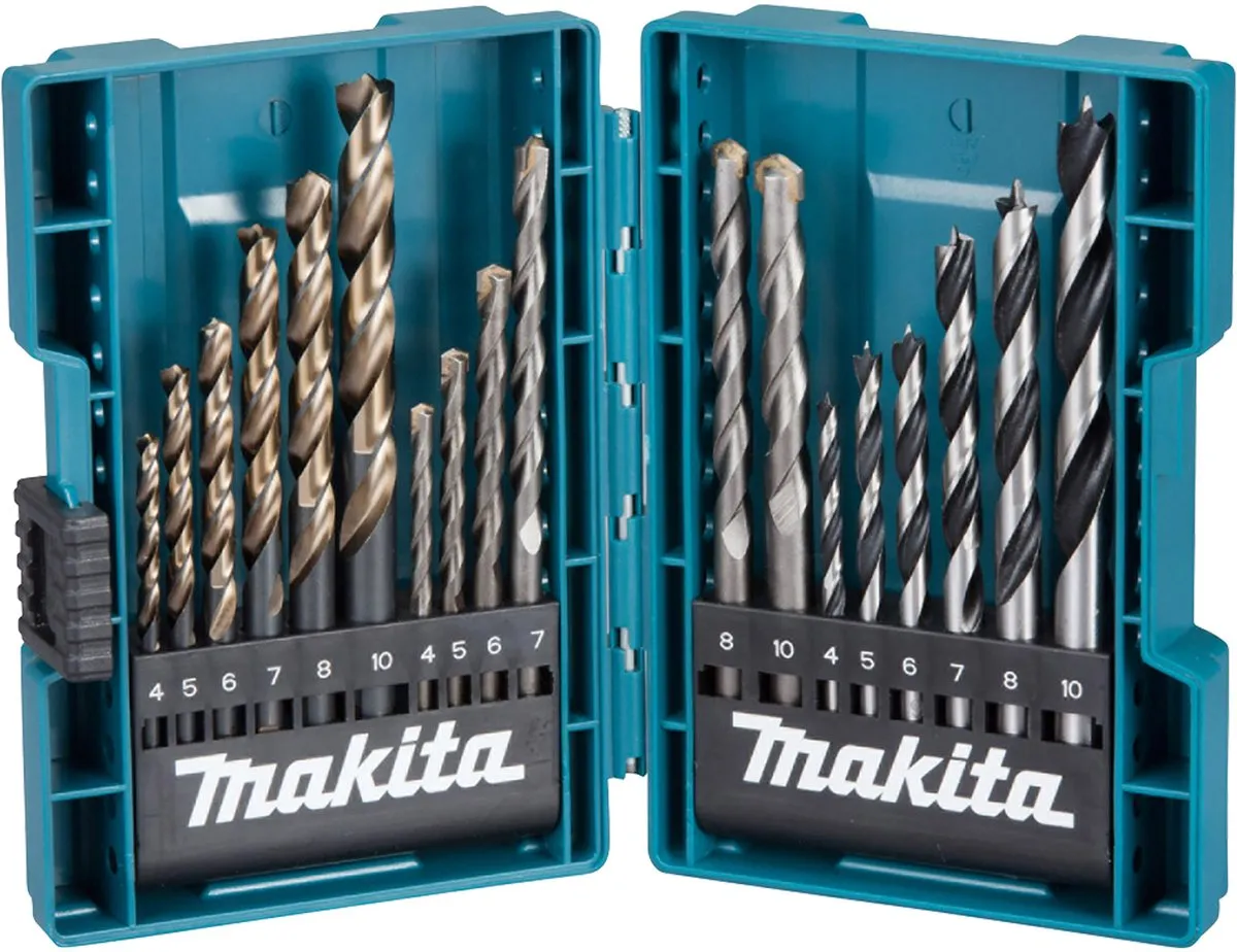 Makita B-49432 Universeel Boorassortiment 18-delig