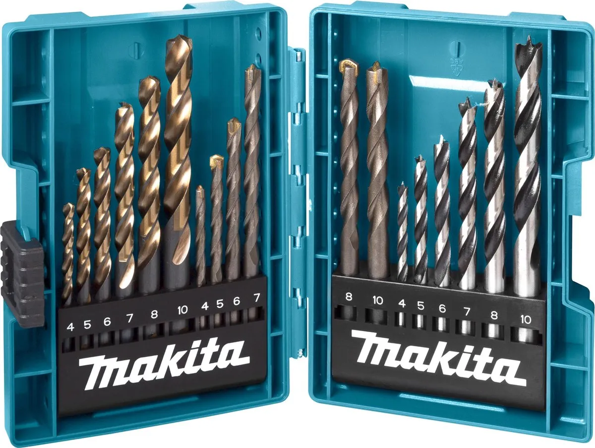 Makita B-49432 Universeel Boorassortiment 18-delig