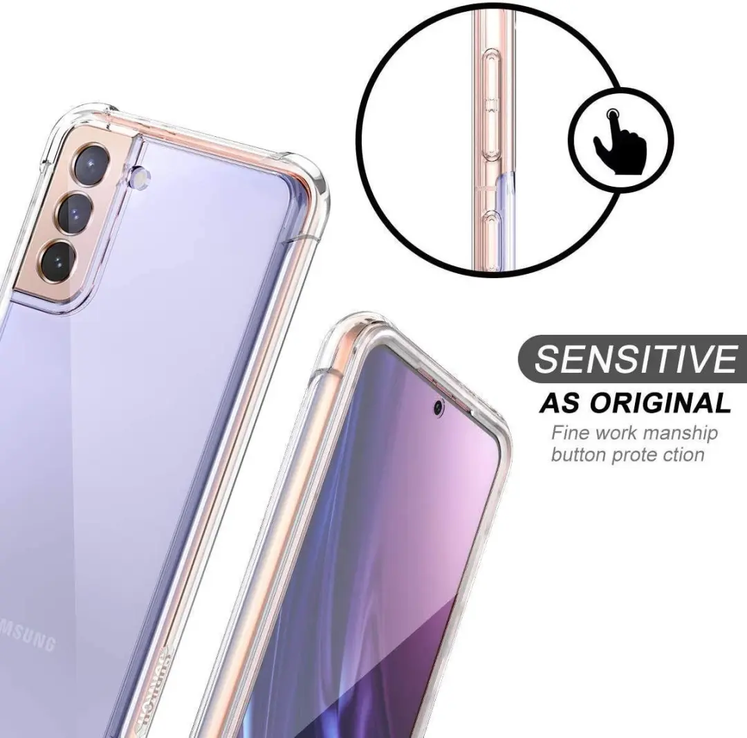 Selected Hoesje Schokbestendig TPU Transparant Samsung Galaxy S21 FE