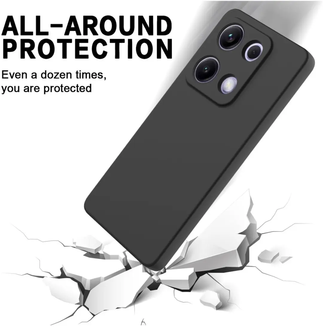 Selected Zwart Dun TPU Hoesje Xiaomi Redmi Note 14S