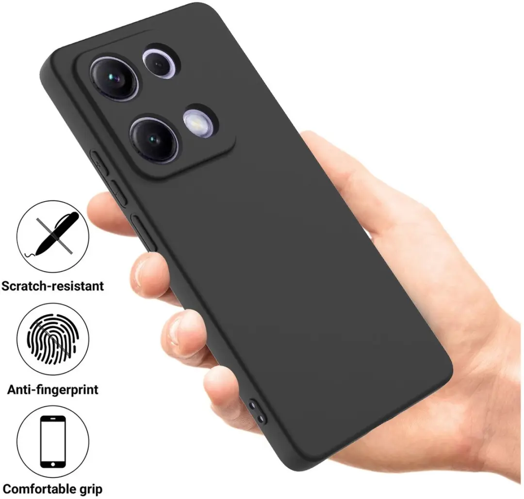 Selected Zwart Dun TPU Hoesje Xiaomi Redmi Note 14S