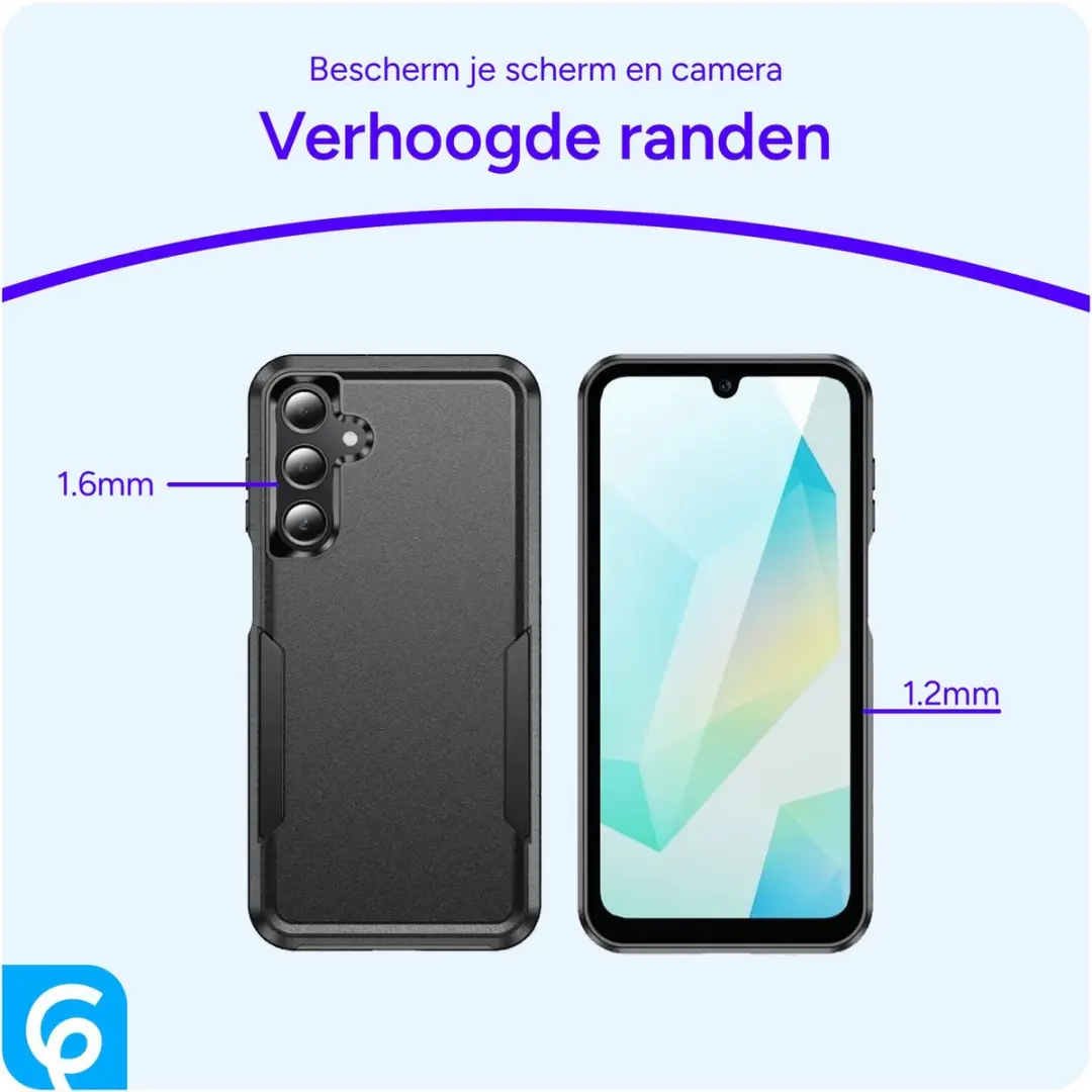 Selected Back Cover Rugged Hoesje Samsung Galaxy A17/A26 - Zwart