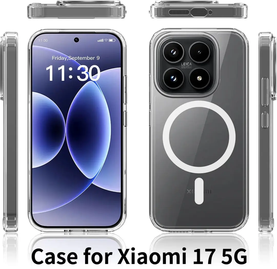 Selected Hoesje Xiaomi 17 MagSafe Transparant