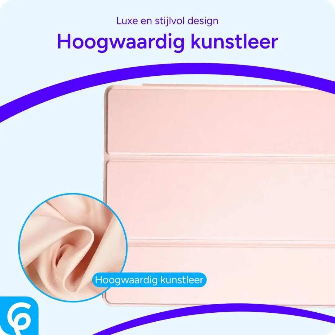 Samsung Galaxy Tab A8 2021 Tablethoes Roze - Tri-Fold Book Case