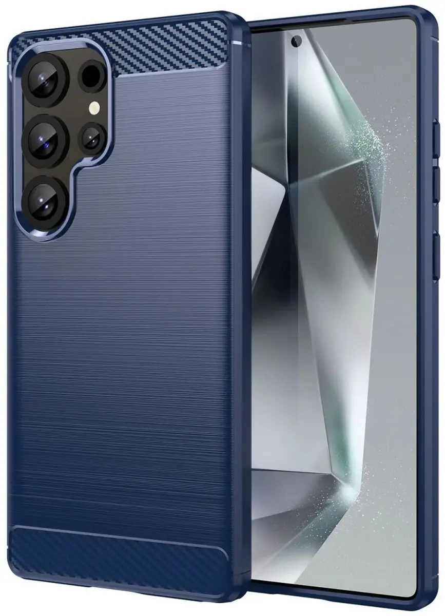 Selected Geborsteld TPU Hoesje Samsung Galaxy S25 Ultra
