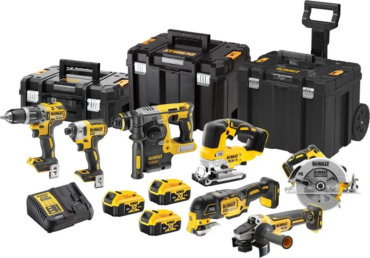 DeWalt DCK755P3T Accu Combiset 18V XR 5.0Ah - 7-delig