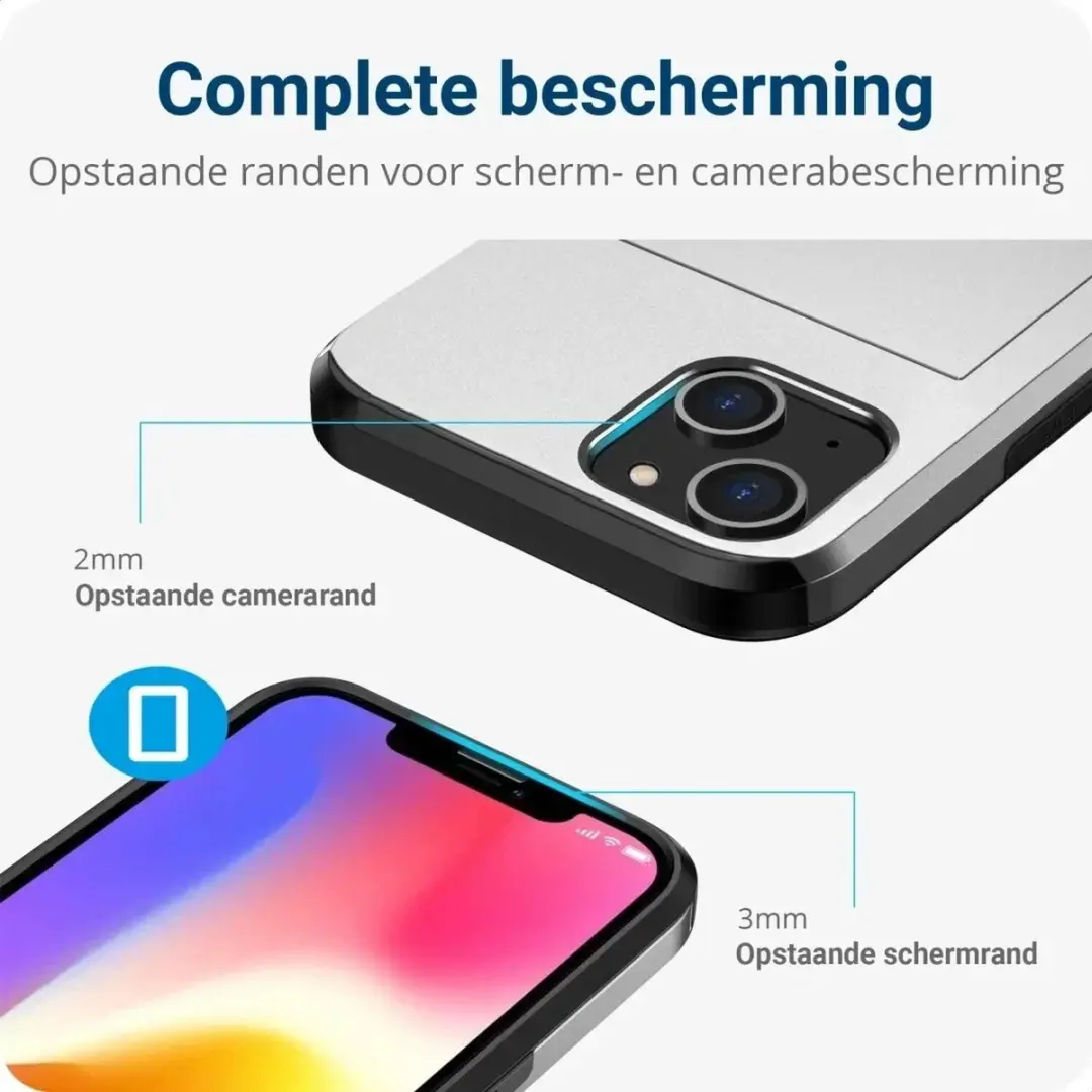 Selected Hoesje Samsung Galaxy S25 Plus - Kaarthouder 2 Stuks Grijs