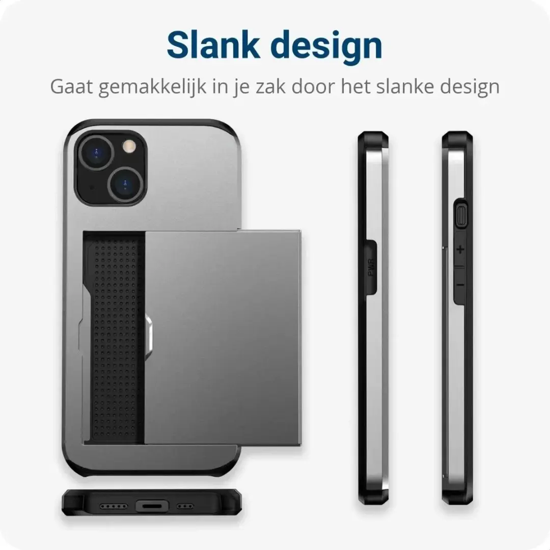 Selected Hoesje Samsung Galaxy S25 Plus - Kaarthouder 2 Stuks Grijs