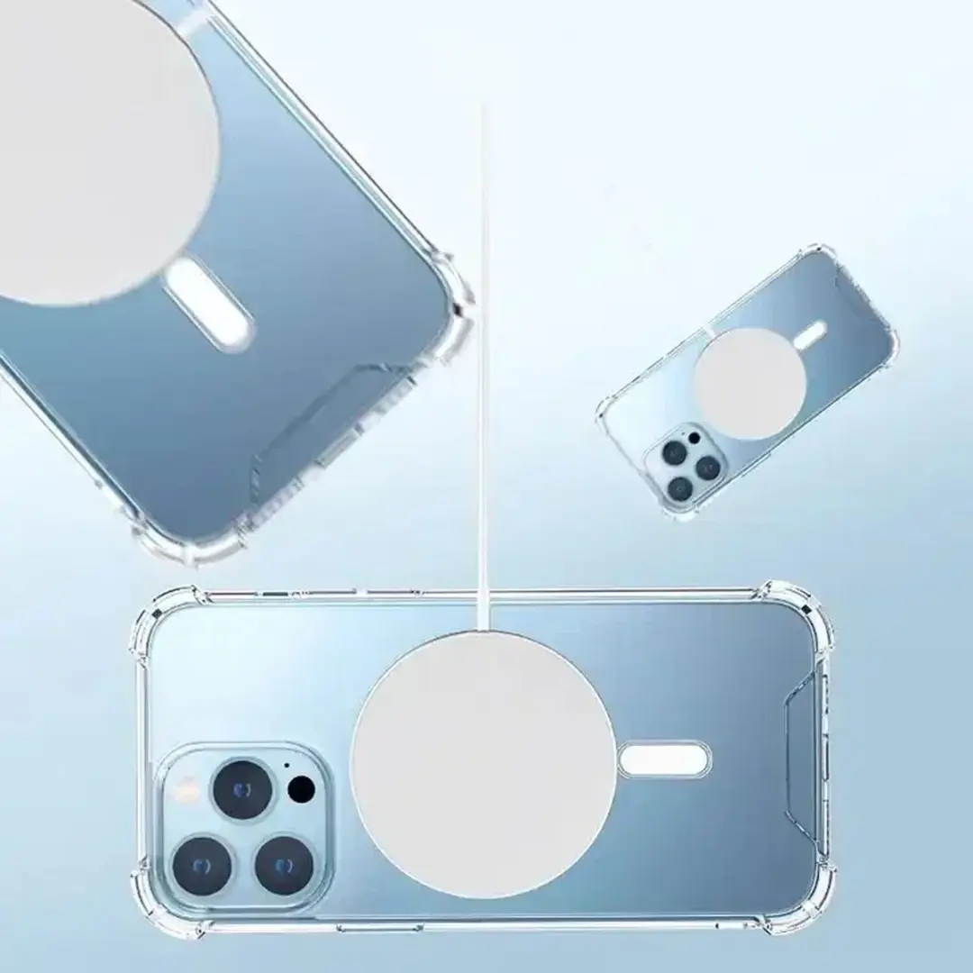 Selected iPhone 15 Hoesje + Schermbeveiliging - MagSafe Transparant - afbeelding 6 van 6