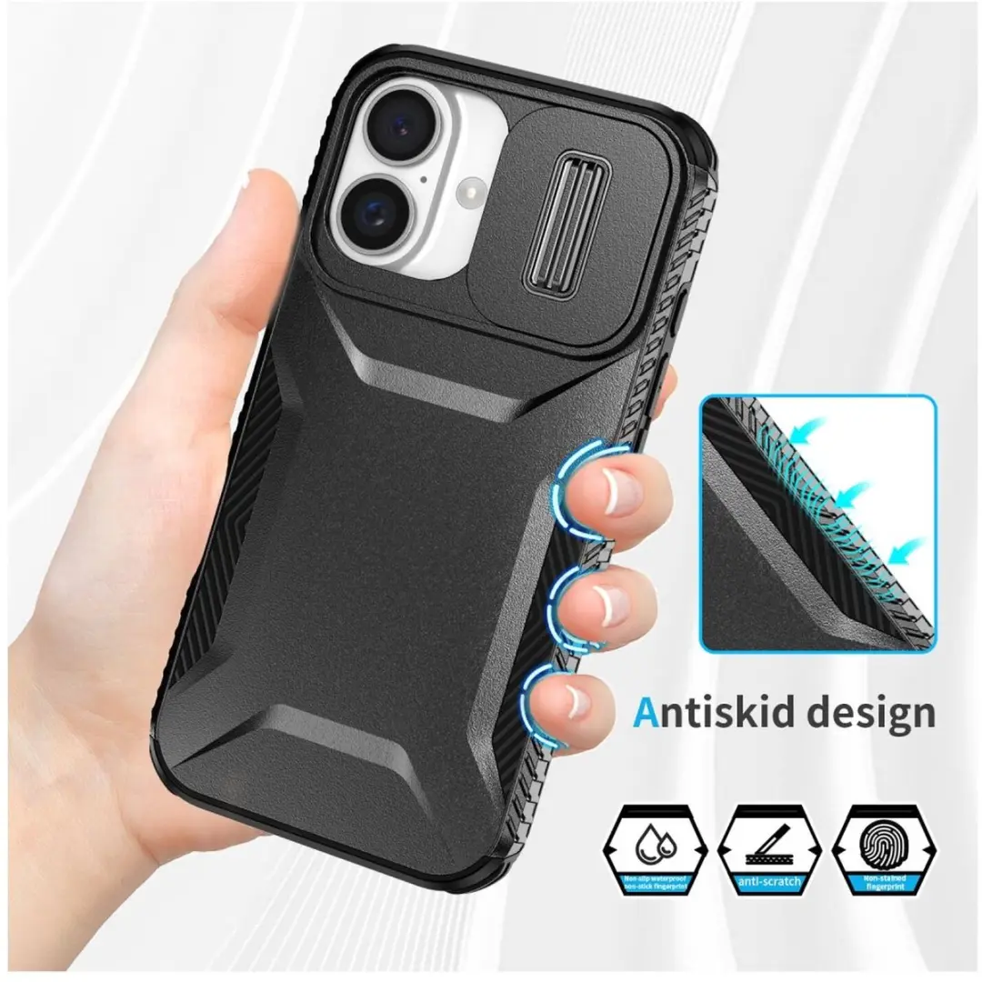 Selected by GSMpunt Apple iPhone 16 Back Cover - Zwart