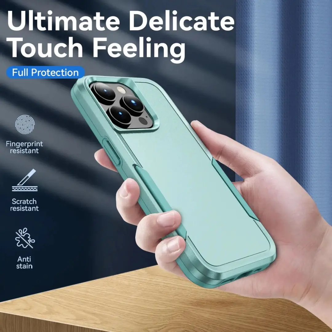Selected Back Cover iPhone 15 Pro Max Rugged Groen