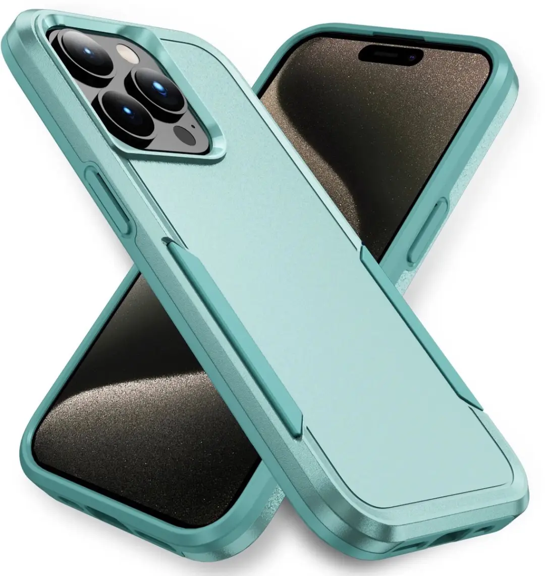 Selected Back Cover iPhone 15 Pro Max Rugged Groen