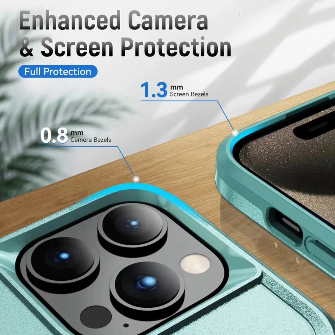 Selected Back Cover iPhone 15 Pro Max Rugged Groen