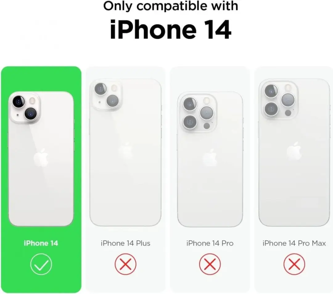 Selected by GSMpunt Apple iPhone 14 Hoesje - Dun TPU Donkergroen