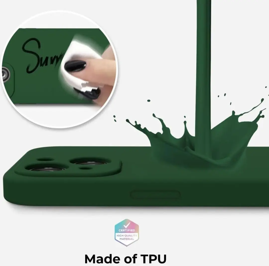 Selected by GSMpunt Apple iPhone 14 Hoesje - Dun TPU Donkergroen
