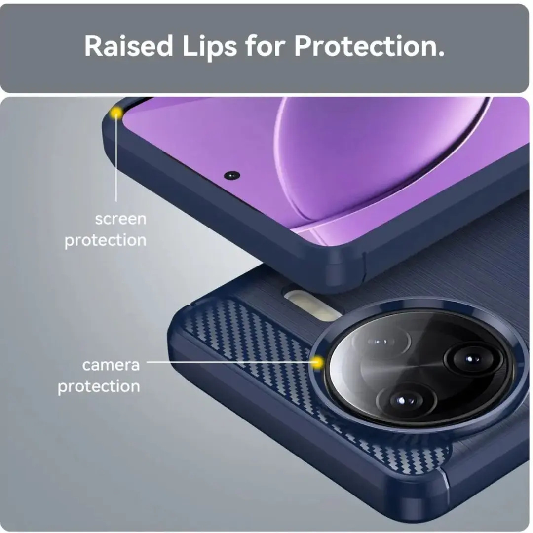 Selected TPU Hoesje Xiaomi Poco F5 Pro - Blauw