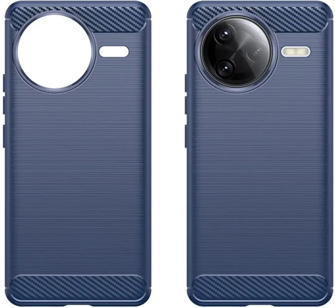 Selected TPU Hoesje Xiaomi Poco F5 Pro - Blauw - afbeelding 6 van 6