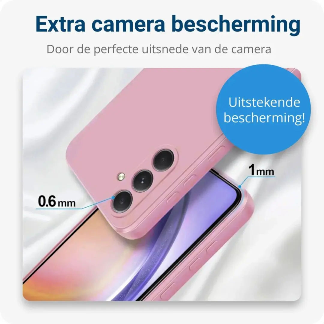 Selected Hoesje Samsung Galaxy A54 Roze - Dun TPU