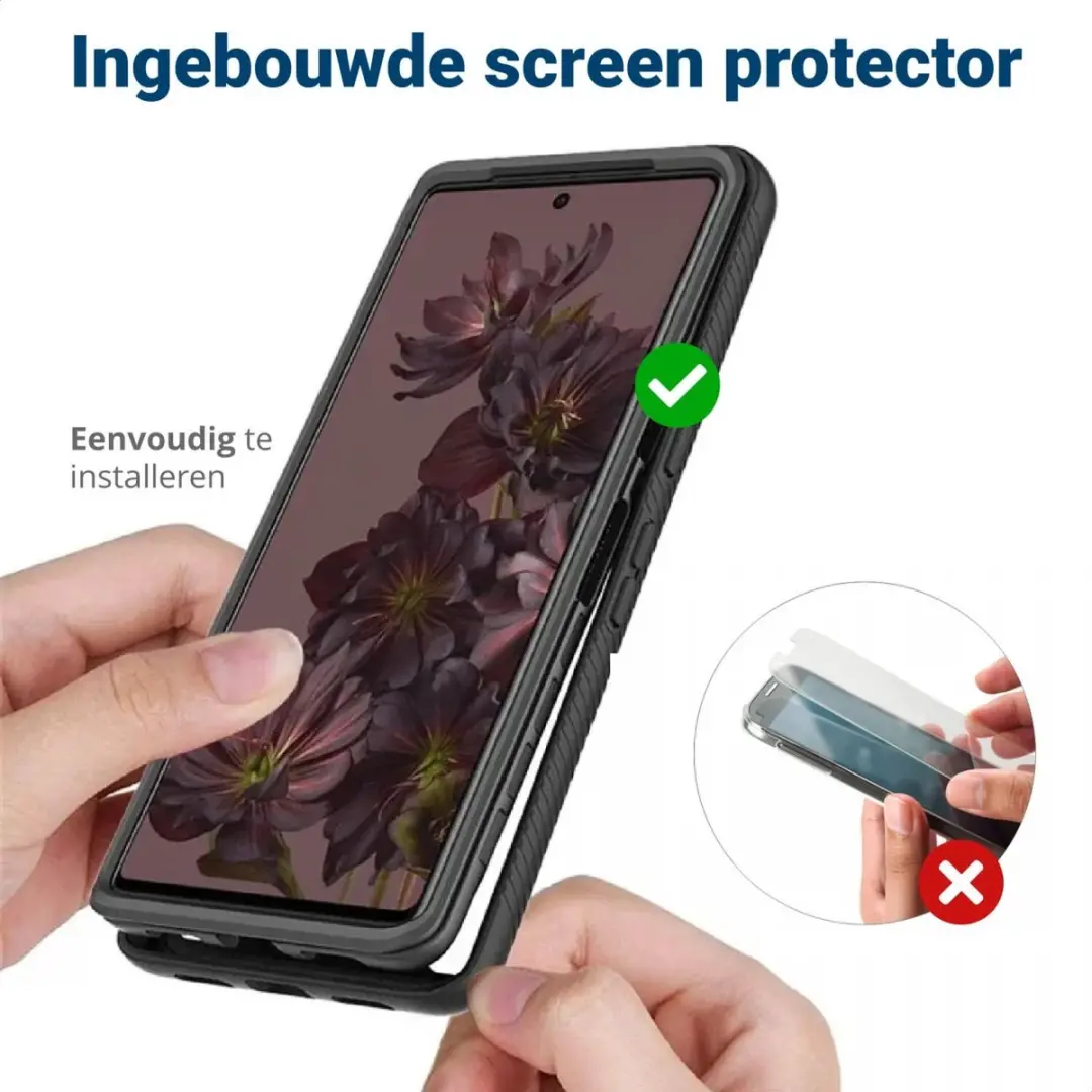 Selected by GSMpunt.nl Hoesje Google Pixel 8 - Full Protect - Zwart