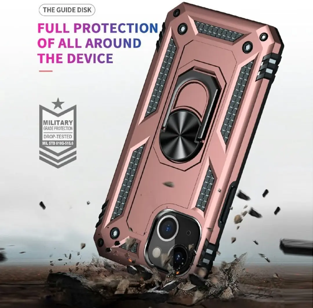 Selected Magnetisch Hoesje iPhone 13 Roze - Kickstand