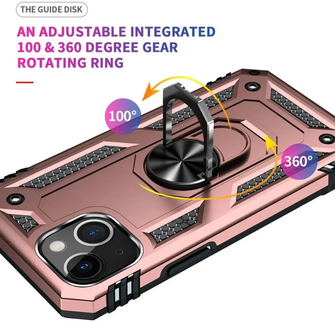 Selected Magnetisch Hoesje iPhone 13 Roze - Kickstand