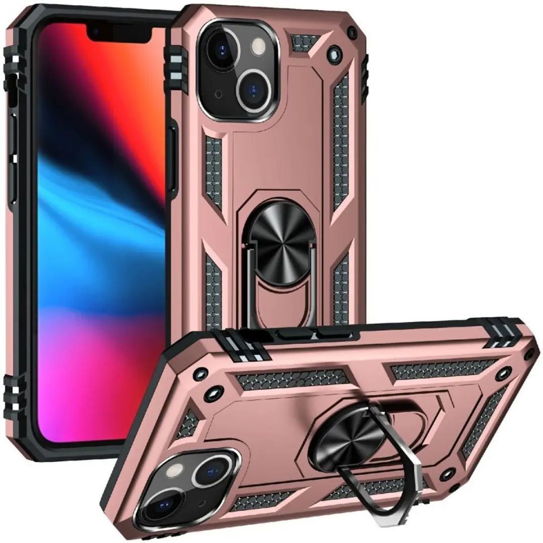 Selected Magnetisch Hoesje iPhone 13 Roze - Kickstand