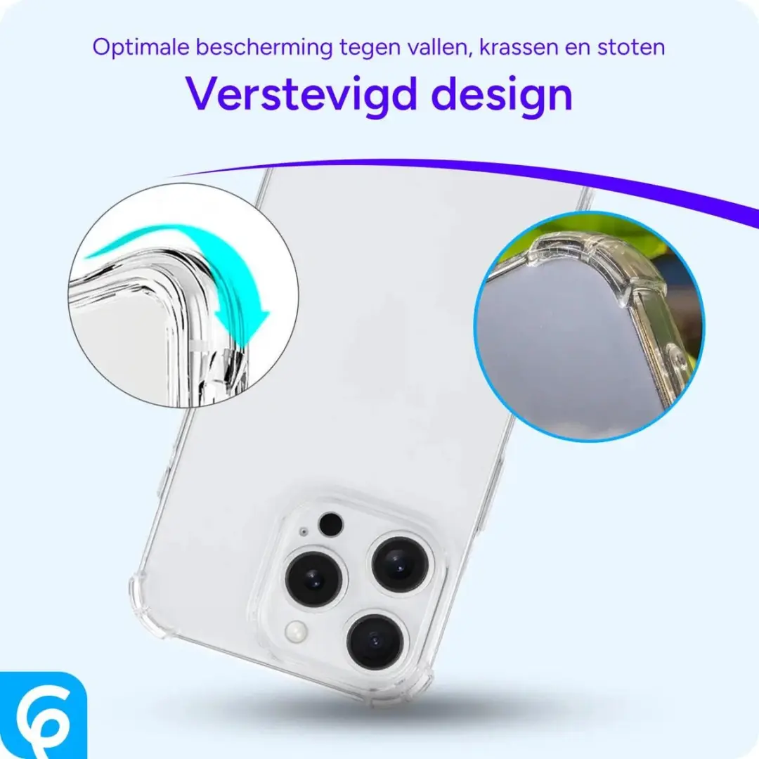 Selected Transparant Hoesje iPhone 16 Pro - Schokbestendig - afbeelding 6 van 6