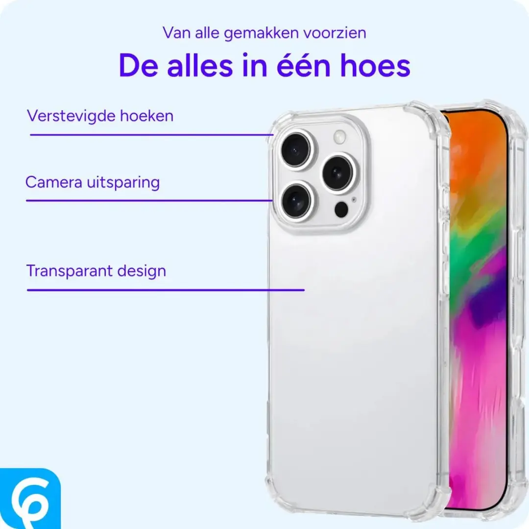Selected Transparant Hoesje iPhone 16 Pro - Schokbestendig