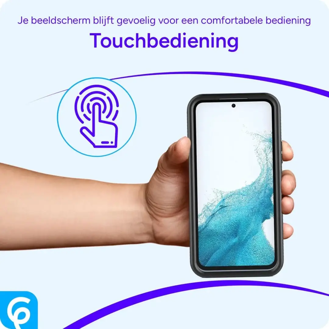 Selected by GSMpunt Hoesje Samsung Galaxy A34 - Full Protect - Zwart/Transparant