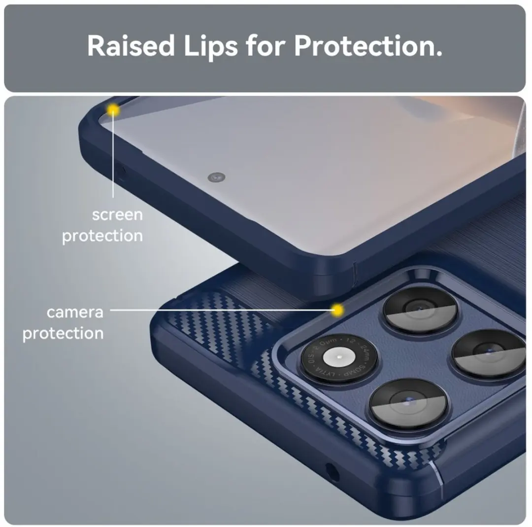 Selected TPU Hoesje Motorola Edge 60 Fusion - Blauw