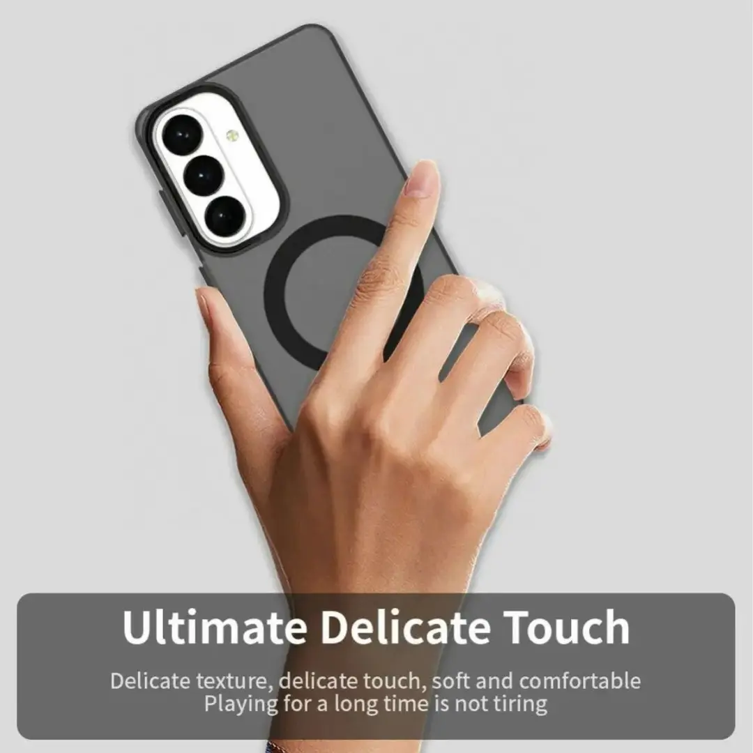 Selected MagSafe Backcover Samsung Galaxy S26 - Zwart & Transparant - afbeelding 6 van 6