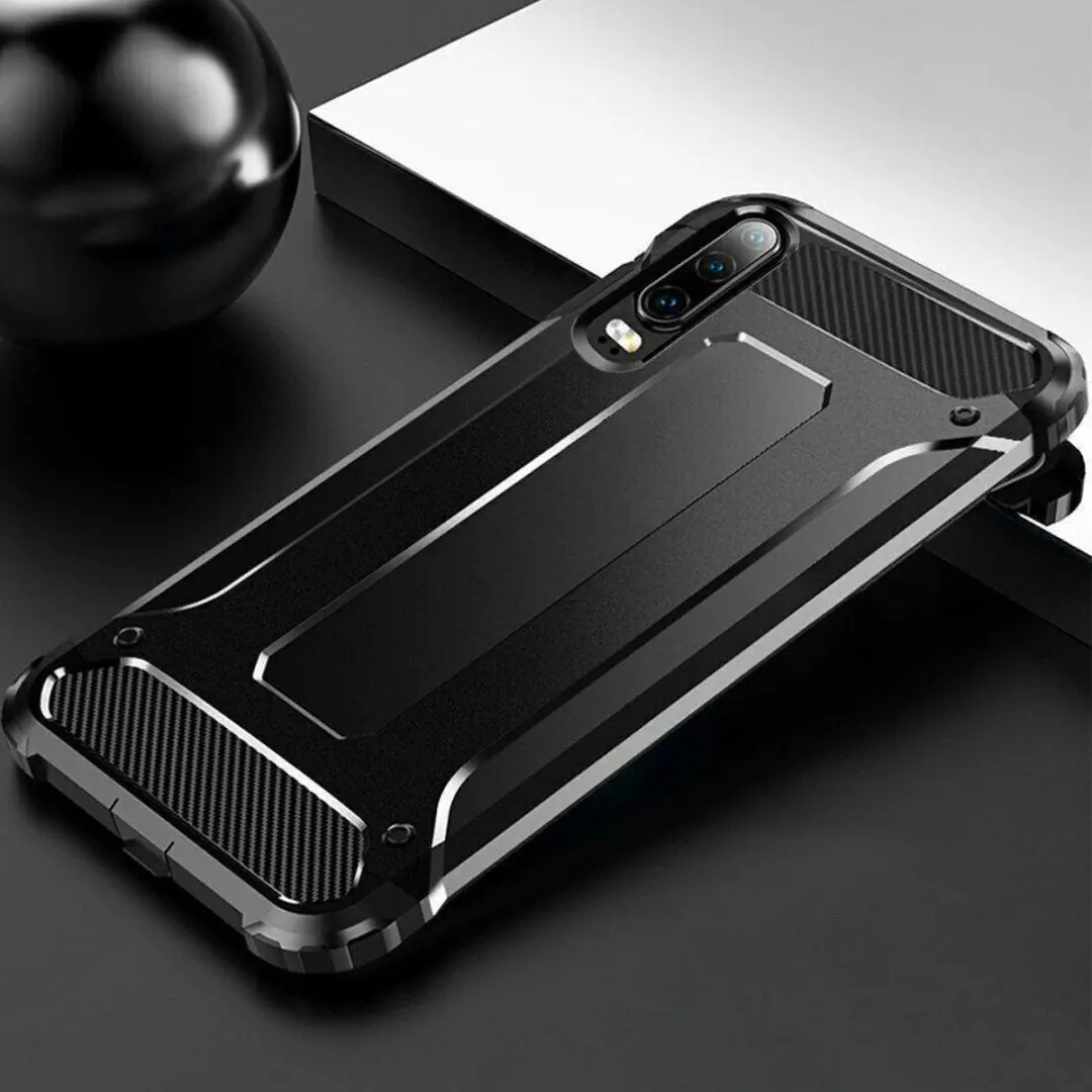 Selected Hoesje Samsung Galaxy A50 Hybride - Zwart