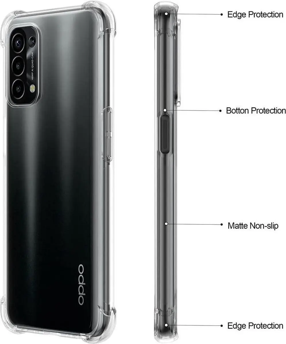 Oppo A74 5G TPU Hoesje - Transparant