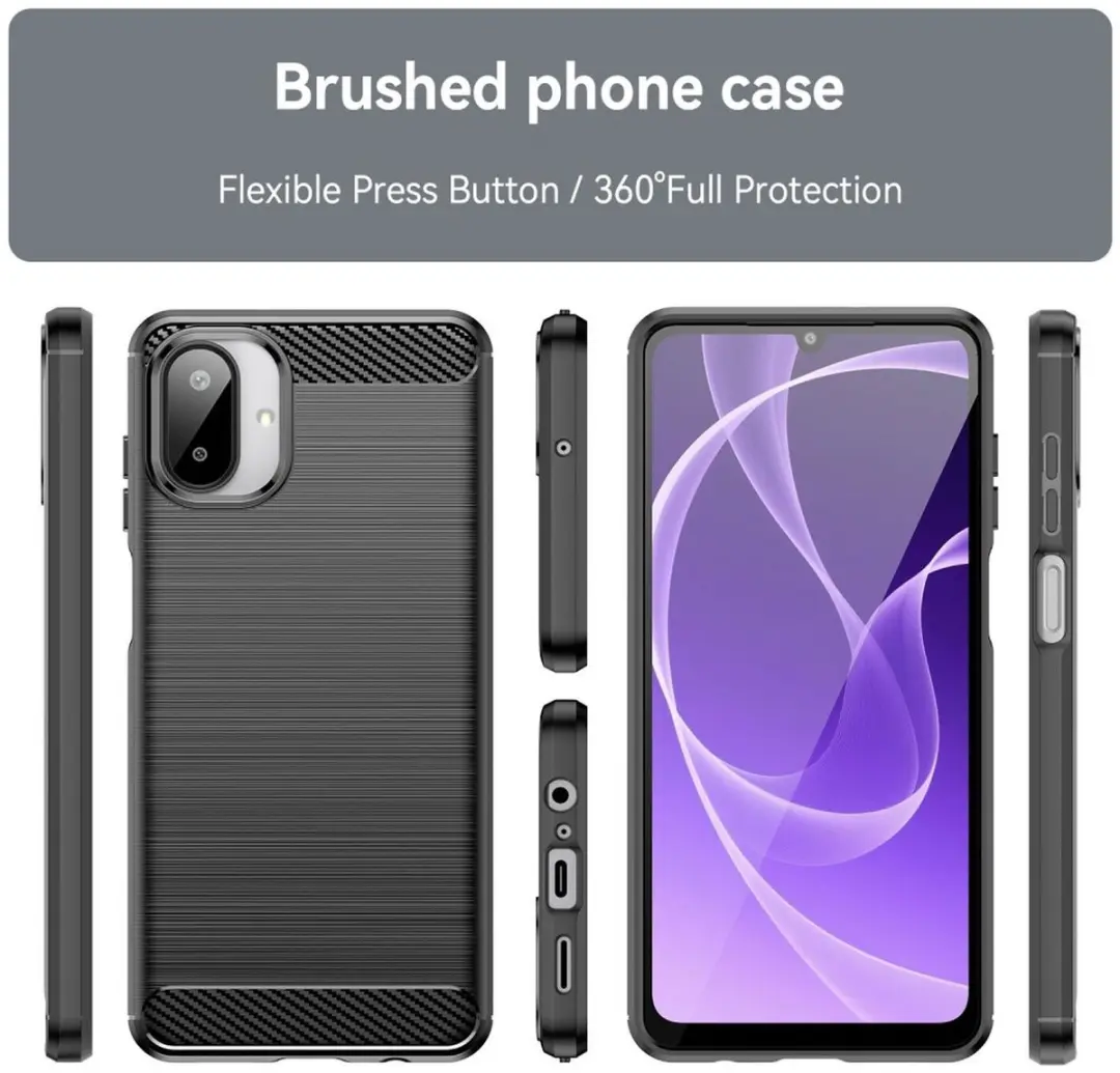 Selected TPU Hoesje Samsung Galaxy A07 - Zwart