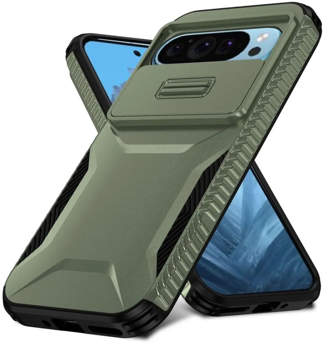 Selected by GSMpunt.nl Google Pixel 10/9 Pro Hoesje - Groen - Camera Slider - afbeelding 6 van 6