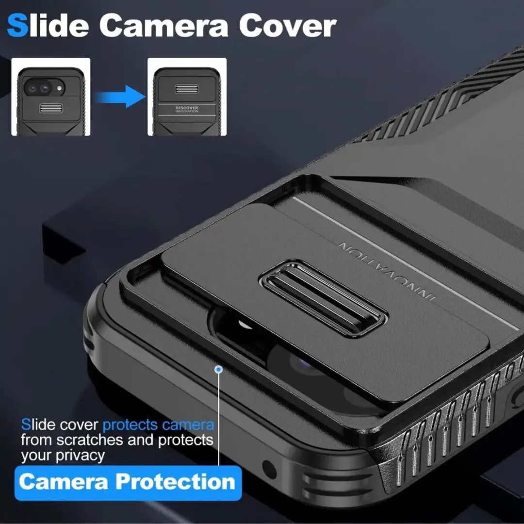 Selected by GSMpunt Google Pixel 10a Hoesje - Camera Slider - Zwart - afbeelding 6 van 6