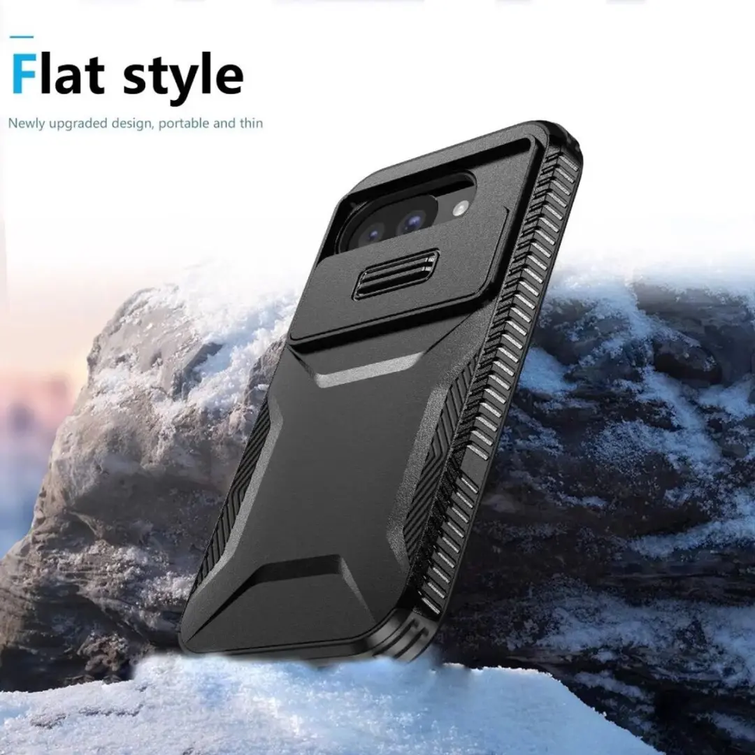 Selected by GSMpunt Google Pixel 10a Hoesje - Camera Slider - Zwart