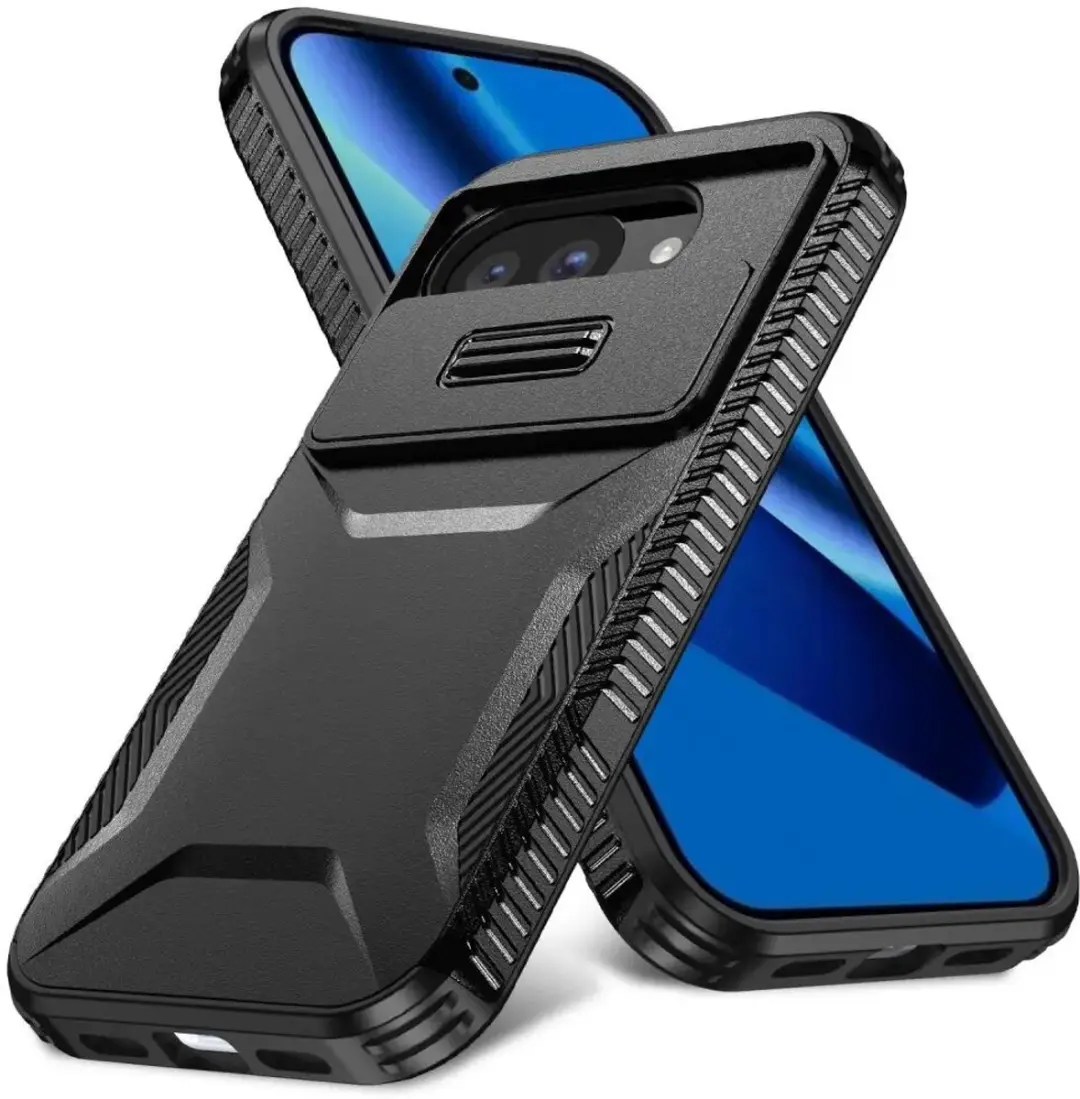 Selected by GSMpunt Google Pixel 10a Hoesje - Camera Slider - Zwart