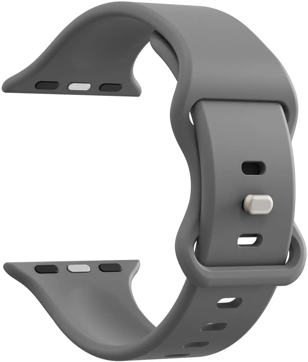 Selected SBG Siliconen Bandje Apple Watch SE 3 40mm - Grijs