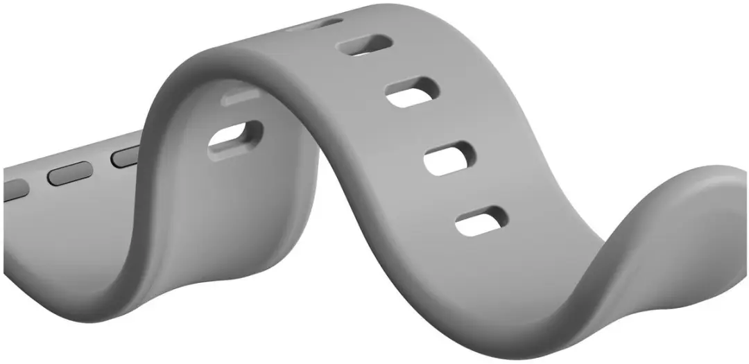 Selected SBG Siliconen Bandje Apple Watch SE 3 40mm - Grijs