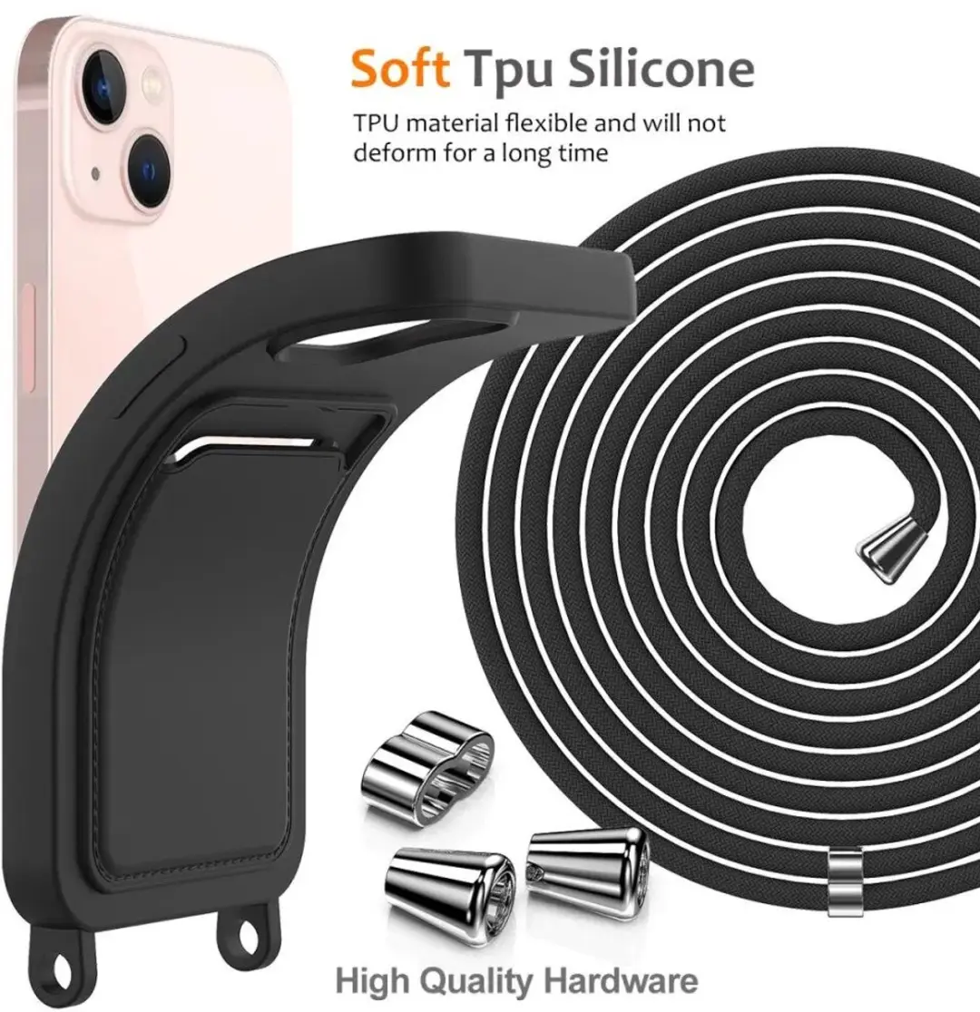 Selected Hoesje iPhone 15 - Siliconen Zwart